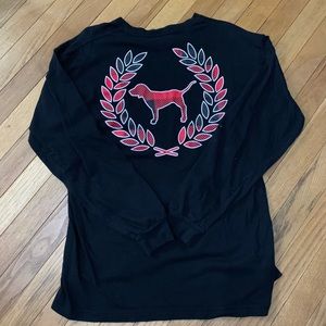 M PINK long sleeve t shirt tee